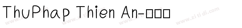 ThuPhap Thien An字体转换